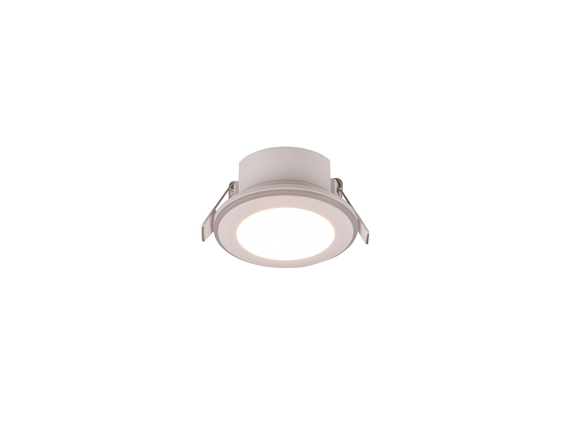 LED Einbaustrahler ARGUS Weiß mit Fernbedienung dimmbar & RGBW, Ø 8cm