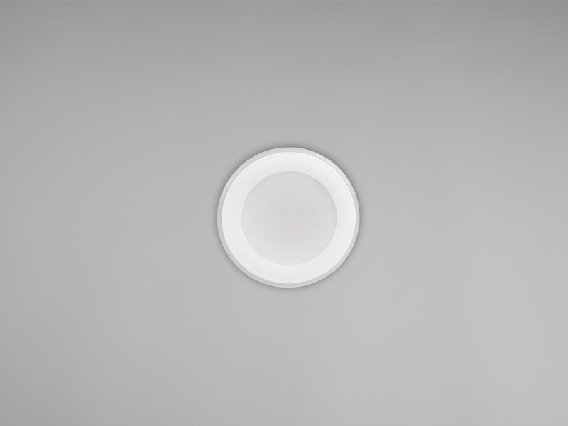 LED Einbaustrahler ARGUS Fernbedienung Farbwechsel dimmbar Ø8cm Weiß