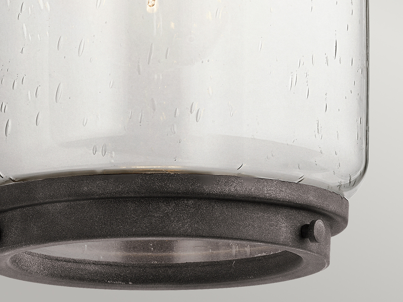 LED Außenwandleuchte im Vintage Industrial Style, Höhe 36cm