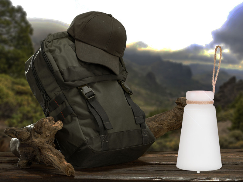 Outdoor Akku Tischleuchte BRUNO mit Fernbedienung dimmbar & RGB, Höhe 20cm