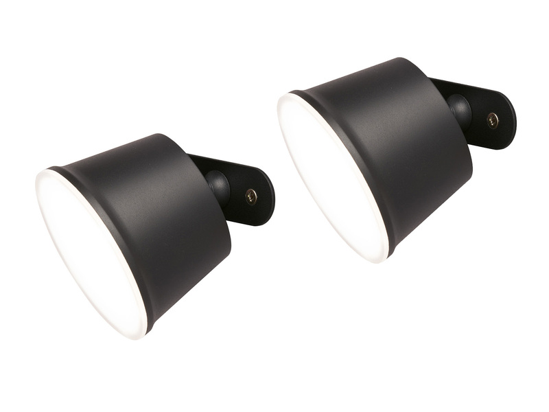 2er SET kabellose Outdoor Lampen - 3in1 Tischlampe / Wandlampe & Deckenleuchte