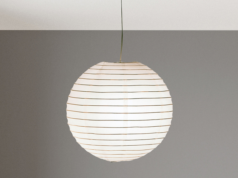 Lampenschirm Japan-Kugel PAPER Ø 40cm, Lampion Papier weiß