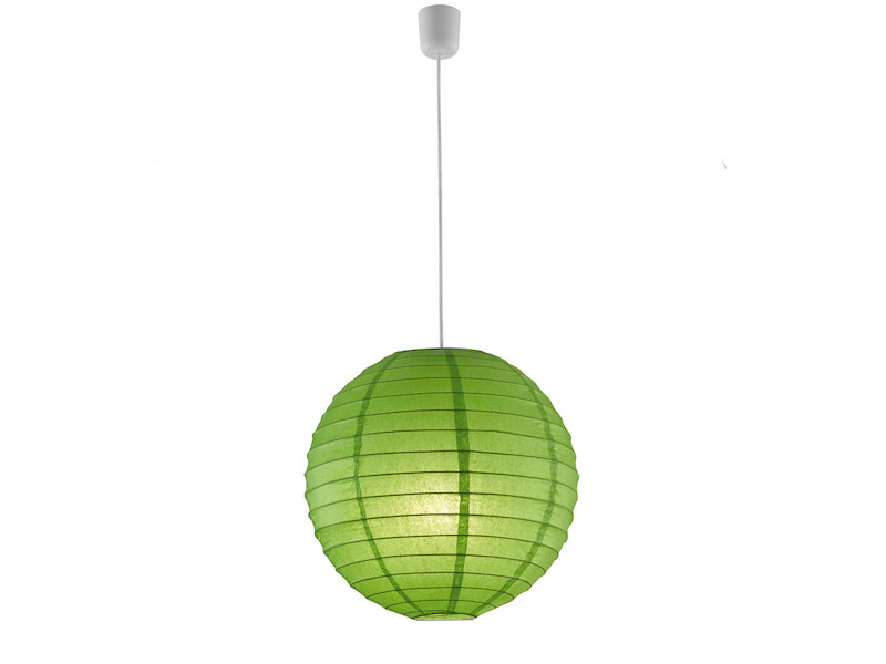 Lampenschirm Japan-Kugel PAPER Ø 40cm, Lampion Papier grün