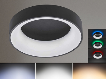 LED Deckenleuchte CAMERON Fernbedienung & RGB Farbwechsel Ø 45cm