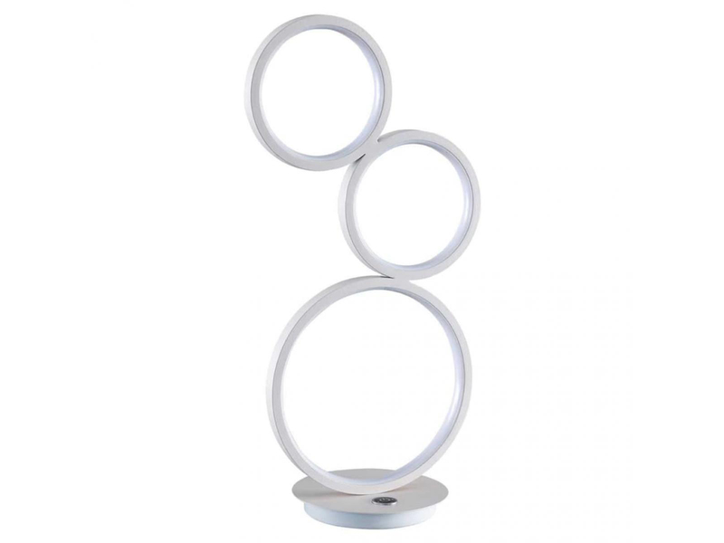 LED Tischleuchte VIKA mit Touch-Dimmer Weiß, Höhe 44,5cm