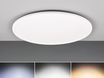 LED Deckenleuchte SCOTT Weiß, dimmbar & Lichtfarbe einstellbar - Ø50cm