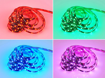 LED Streifen RUSH mit Fernbedienung & RGB für Innen & Außen - 5 Meter