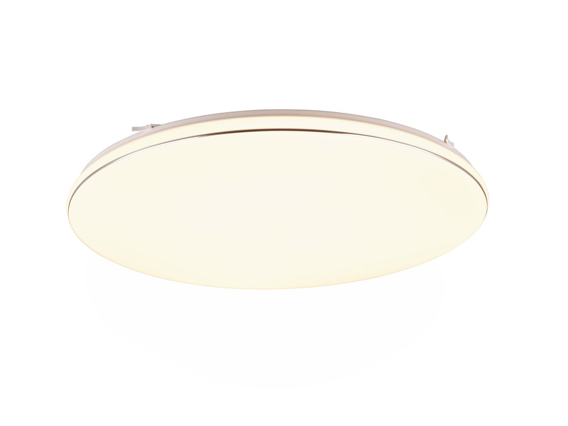 Große LED Deckenleuchte BLANCA flach, hell & dimmbar, Warmweiß Ø 53cm
