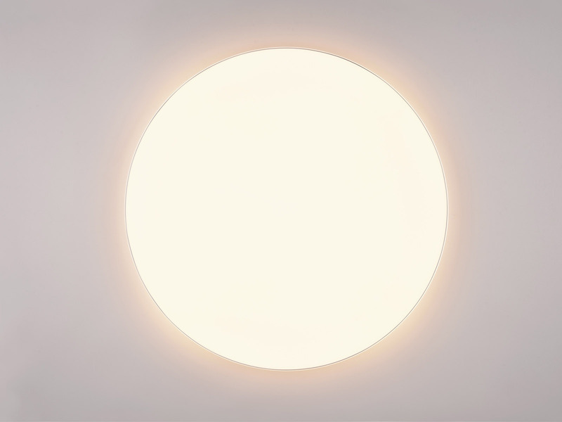 Große LED Deckenleuchte BLANCA flach, hell & dimmbar, Warmweiß Ø 53cm