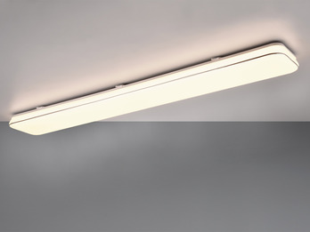 LED Panel Deckenleuchte BLANCA flach, hell & dimmbar, Warmweiß, Breite 120cm