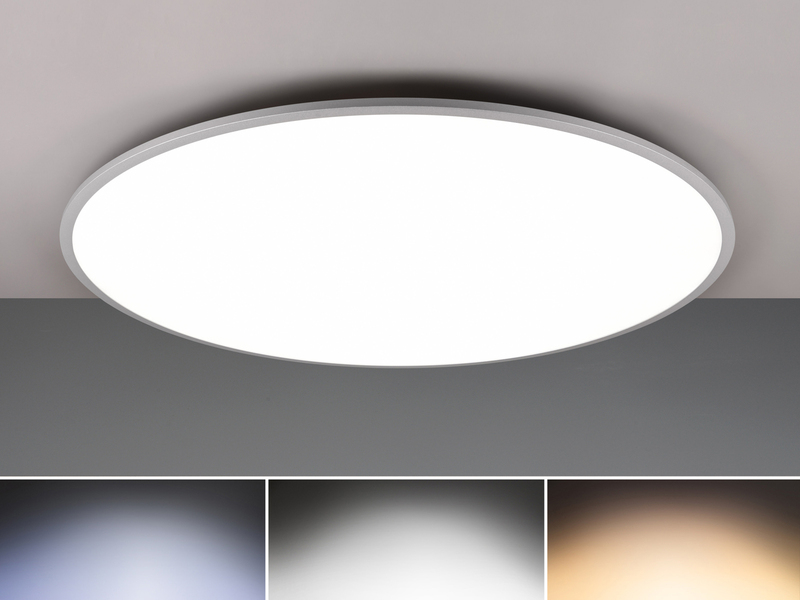 VEVOR LED Deckenleuchte Flach 50W Deckenlampe Dimmbar mit Fernbedienung  2700-6500K Tageslichtlampe 5000lm Farbwiedergabeindex (CRI) von Ra≥80 lED  Lampen Rechteckig 120x30cm für Badezimmer Küche Flur