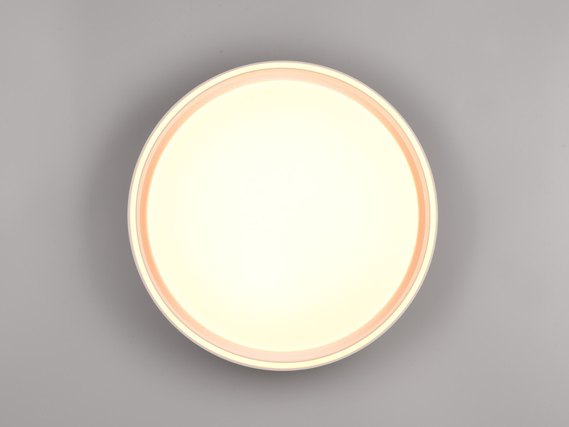 LED Deckenleuchte FELIS mit Fernbedienung & Tageslicht, Weiß Ø 40cm