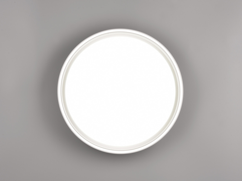 LED Deckenleuchte FELIS mit Fernbedienung & Tageslicht, Weiß Ø 40cm