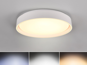 LED Deckenleuchte FELIS Weiß dimmbar Lichtfarbe einstellbar - Ø40cm