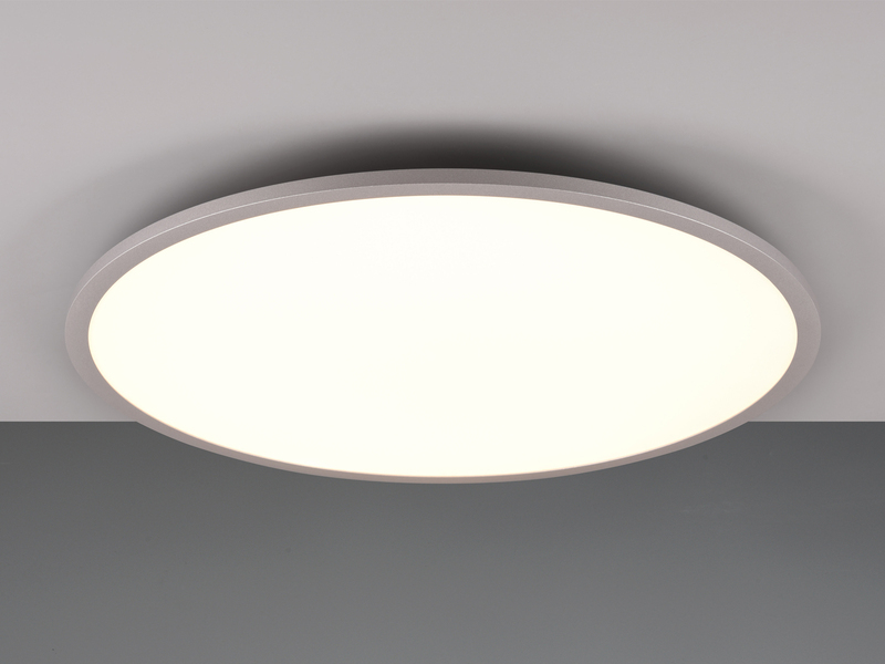 LED Deckenleuchte YUMA flach mit Fernbedienung, 3 Lichtfarben & RGB, Ø 60cm