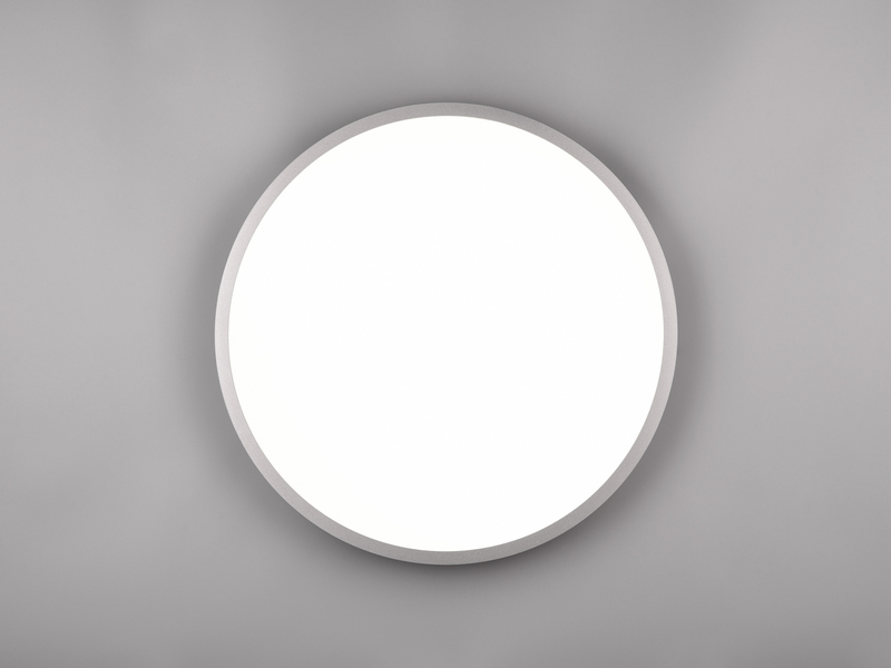 LED Deckenleuchte YUMA flach mit Fernbedienung, 3 Lichtfarben & RGB, Ø 60cm