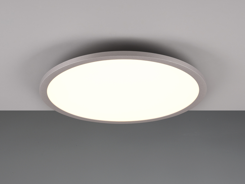 LED Deckenleuchte YUMA flach mit Fernbedienung, 3 Lichtfarben & RGB, Ø 40cm