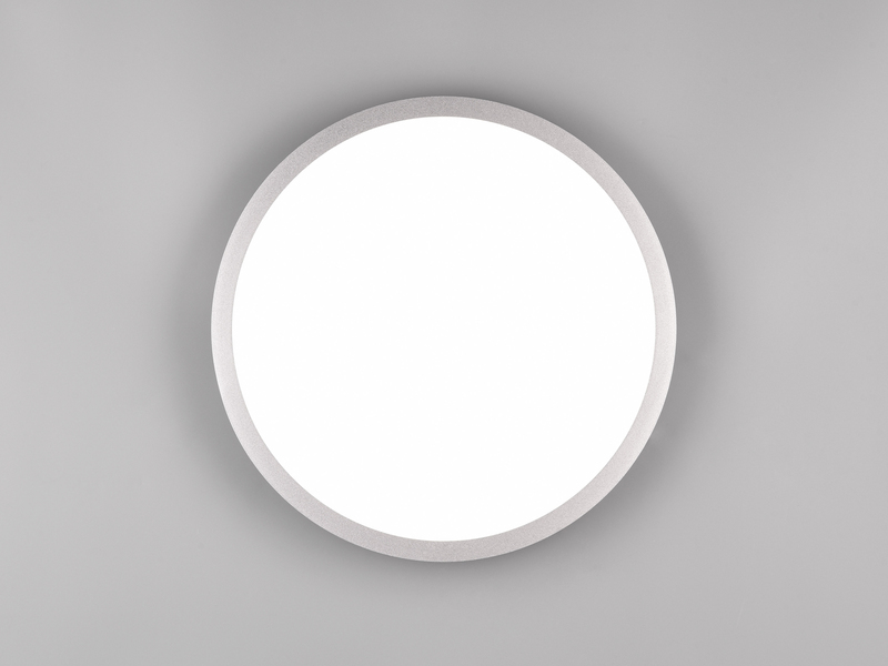 LED Deckenleuchte YUMA flach mit Fernbedienung, 3 Lichtfarben & RGB, Ø 40cm