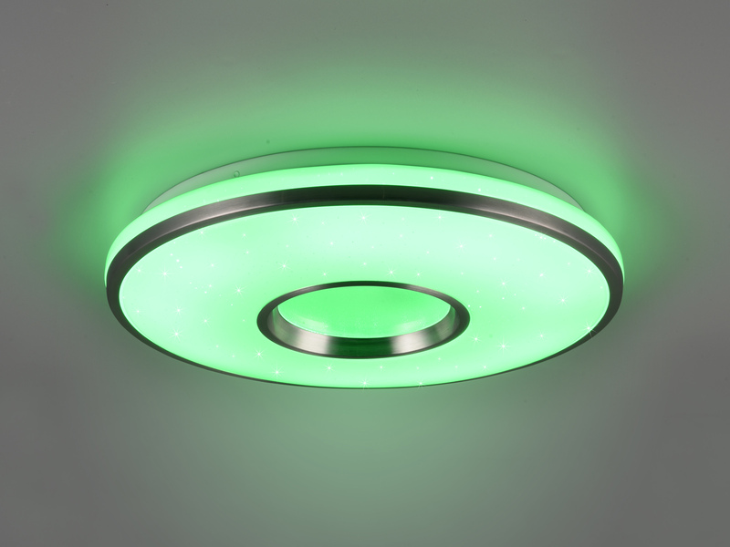 Dimmbare LED Deckenleuchte REALTA mit Fernbedienung & RGBW Ø 39cm