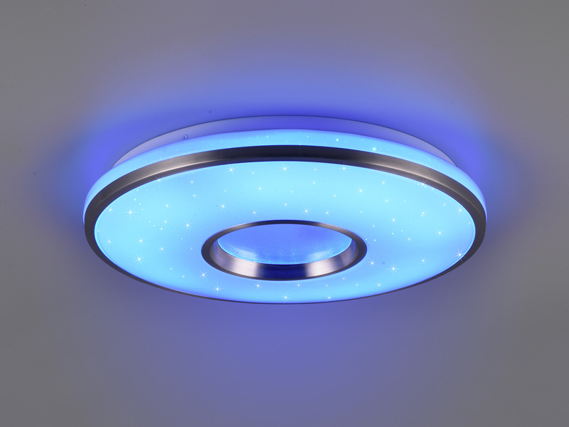 Dimmbare LED Deckenleuchte REALTA mit Fernbedienung & RGBW Ø 39cm