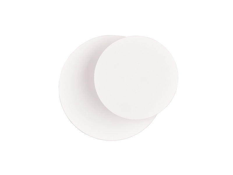 LED Wandleuchte MIO Weiß verstellbar für indirekte Beleuchtung, Ø 18cm