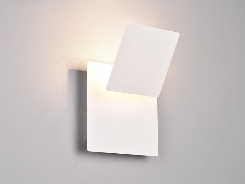LED Wandleuchte MIO mit indirekter Beleuchtung, Weiß Höhe 18cm