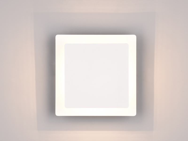 LED Wandleuchte MIO Weiß verstellbar für indirekte Beleuchtung, Höhe 18cm