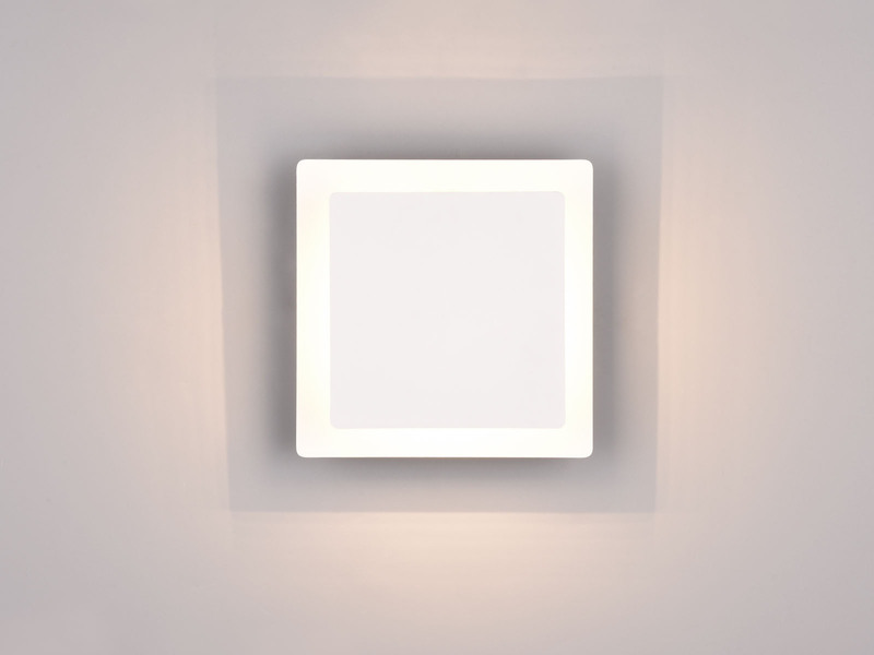 2er SET LED Wandlampen Weiß verstellbar für indirekte Beleuchtung, Höhe 18cm