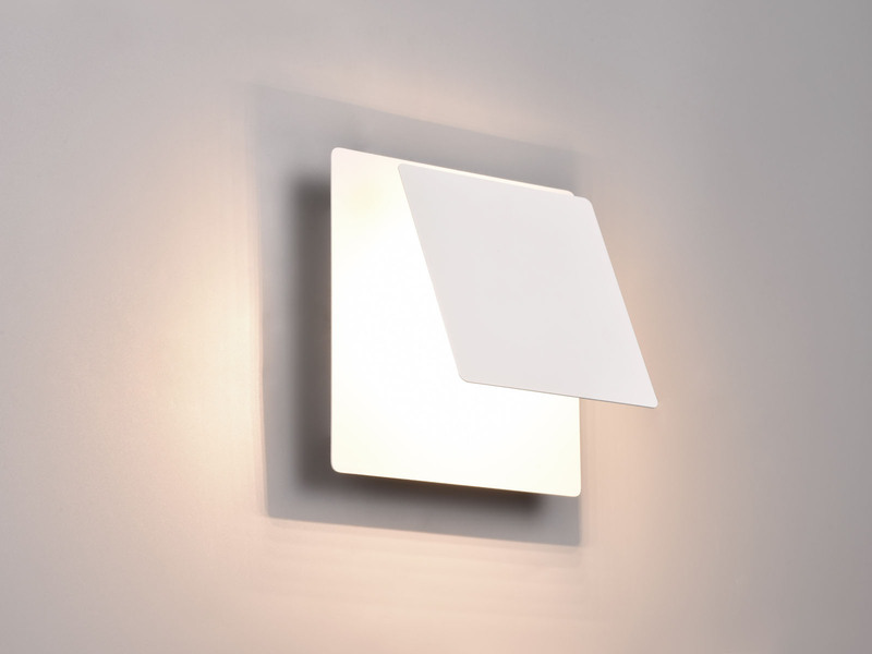 2er SET LED Wandlampen Weiß verstellbar für indirekte Beleuchtung, Höhe 18cm