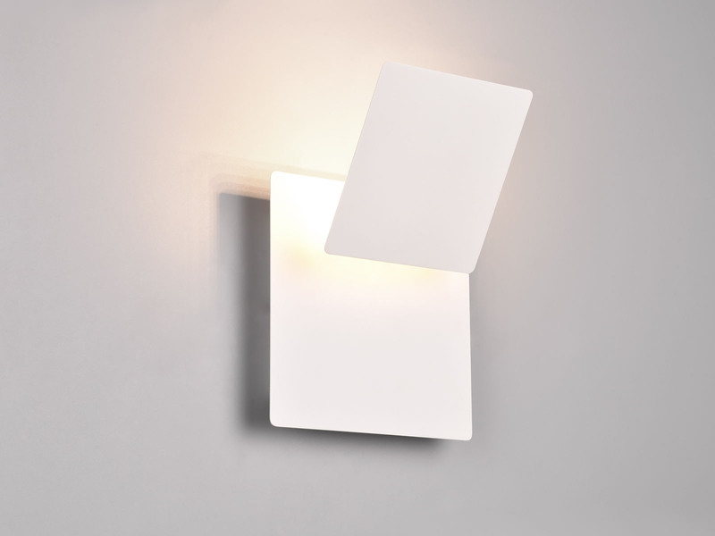 2er SET LED Wandlampen Weiß verstellbar für indirekte Beleuchtung, Höhe 18cm