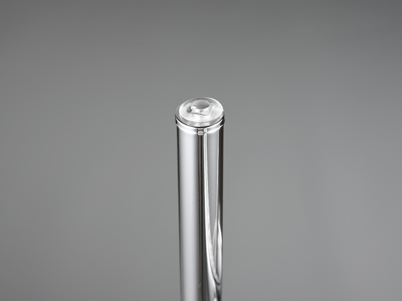 LED Stehlampe PADUA dimmbar per Touch, Chrom mit Kristalleffekt, H: 140cm