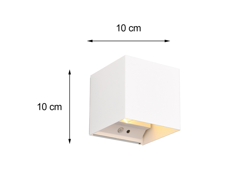 Akku Wandleuchte TALENT mit Bewegungsmelder für Innen & Außen, zum Kleben