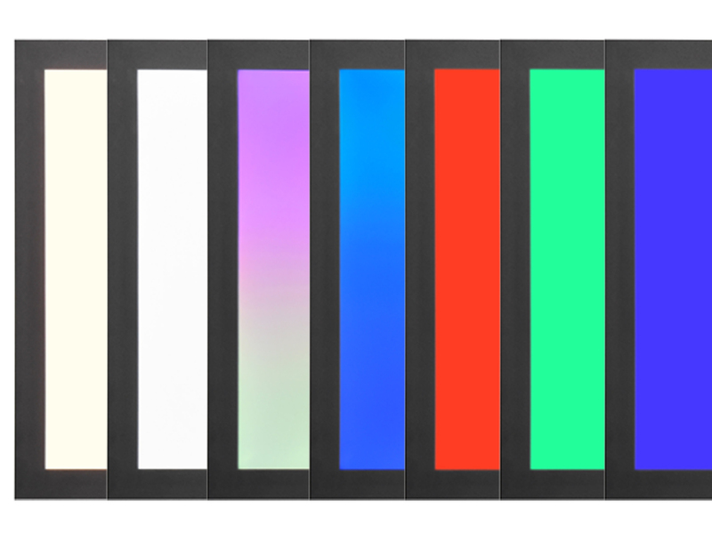 LED Deckenleuchte BETA mit Fernbedienung und RGBW Farbwechsler, Breite 119cm