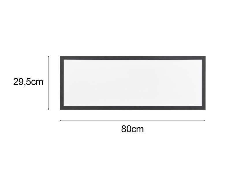 LED Deckenleuchte BETA mit Fernbedienung und RGBW Farbwechsler, Breite 80cm