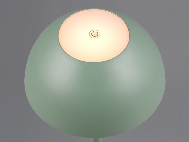 Akku LED Tischleuchten 2er SET für Innen & Außen, Grün Höhe 30cm