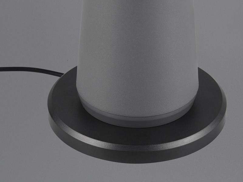 Akku LED Tischleuchte FUNGO kabellos für Innen & Außen, Anthrazit - Höhe 30cm