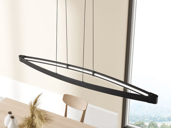 LED Pendelleuchte FENGA dimmbar & CCT Lichtfarbe, Breite 119cm