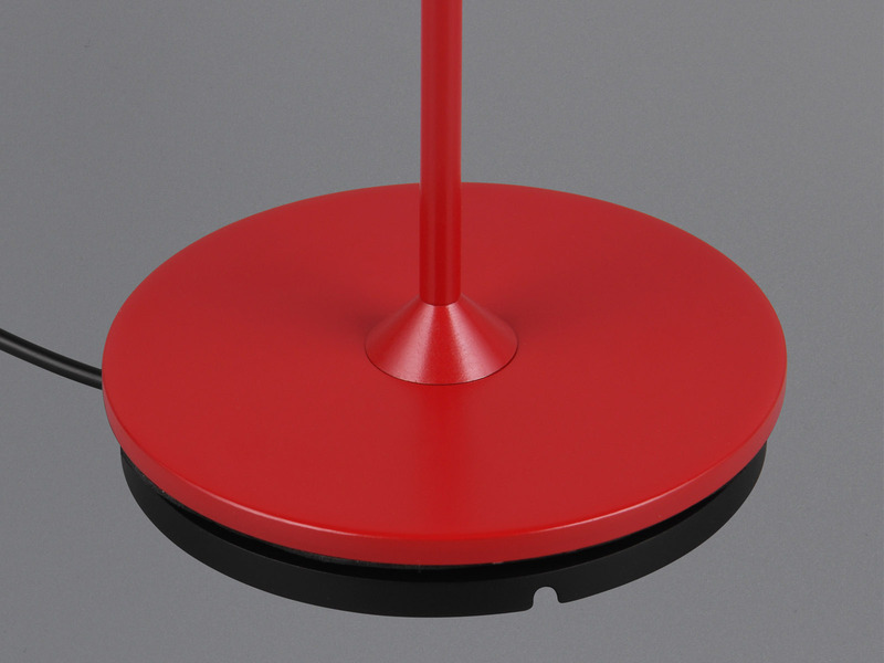 Akku LED Tischleuchte SUAREZ kabellos für Innen & Außen, Rot - Höhe 39cm