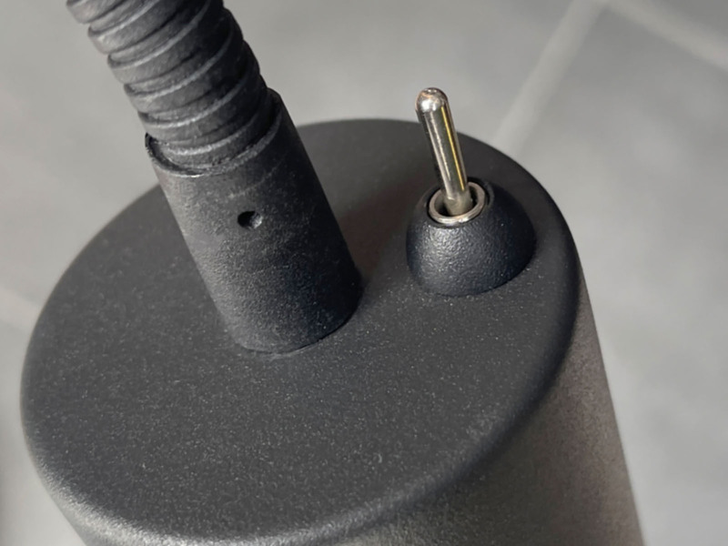 LED Wand Leselampe & Bettlampe JUSTI Schwarz mit Kabel und Stecker, Breite 6cm