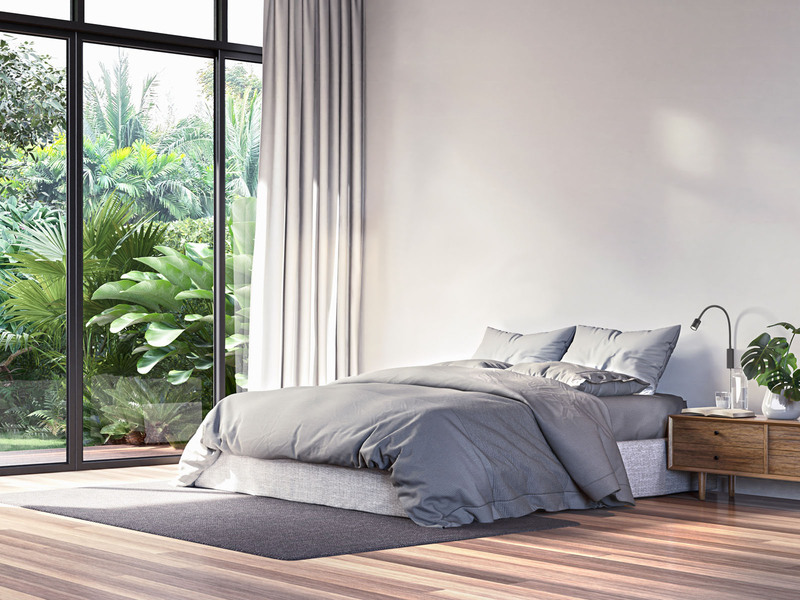 LED Wand Leselampe & Bettlampe JUSTI Schwarz mit Kabel und Stecker, Breite 6cm