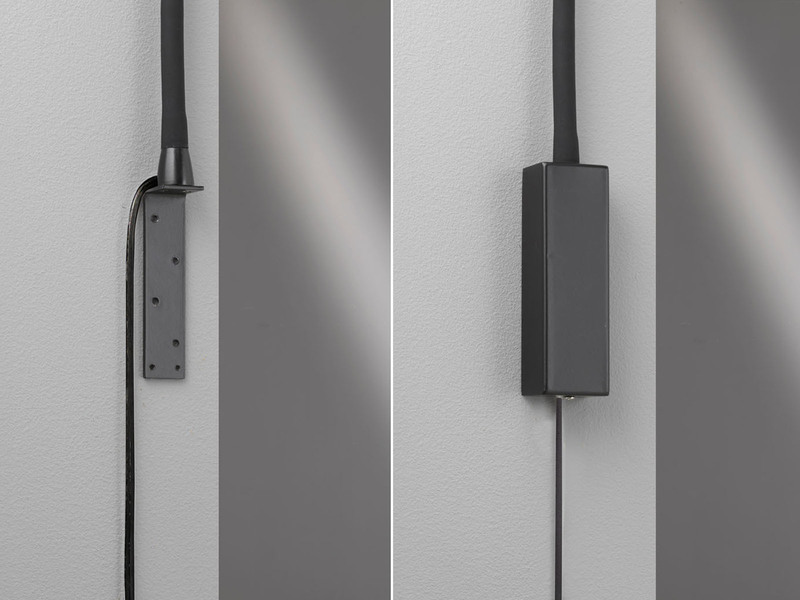 2er SET LED Wand Leselampen & Bettlampen mit Kabel und Stecker, Breite 6cm