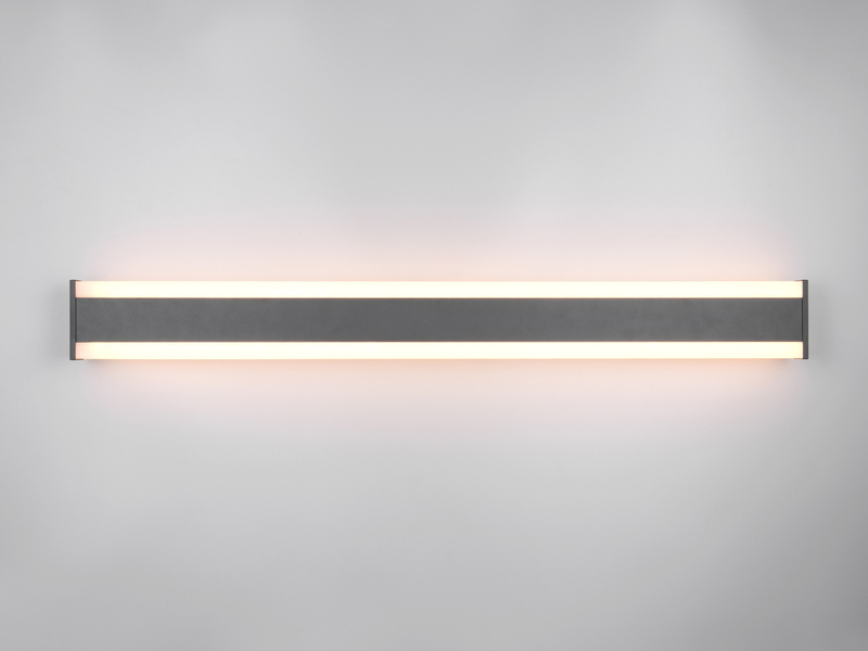 LED Außenwandleuchte DAWSON Up and Down Lichteffekt, Anthrazit 100cm lang