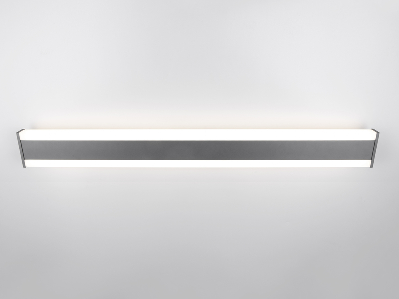 2er-Set LED Außenwandleuchten Up and Down Lichteffekt, Anthrazit 100cm lang