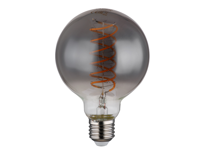 E27 Filament LED - 8,5 Watt, 280 Lumen, 2000 Kelvin Ø9,5cm - extern dimmbar