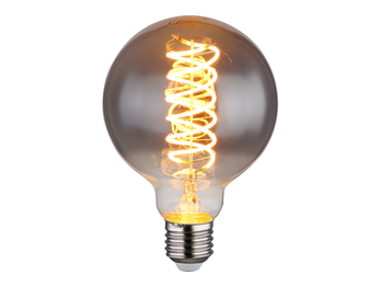 E27 Filament LED - 8,5 Watt, 280 Lumen, 2000 Kelvin Ø9,5cm - extern dimmbar
