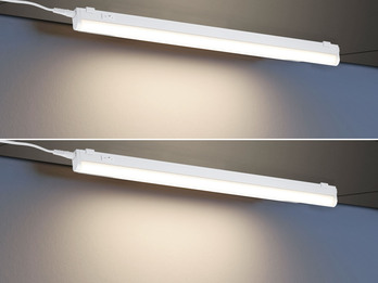 2er SET LED Unterbauleuchten mit Schalter & 230V Direktanschluss, 51cm lang