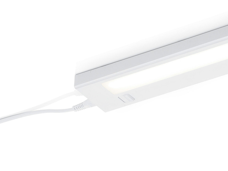 2er SET LED Unterbauleuchten flach mit 230V Direktanschluss, Länge 55cm