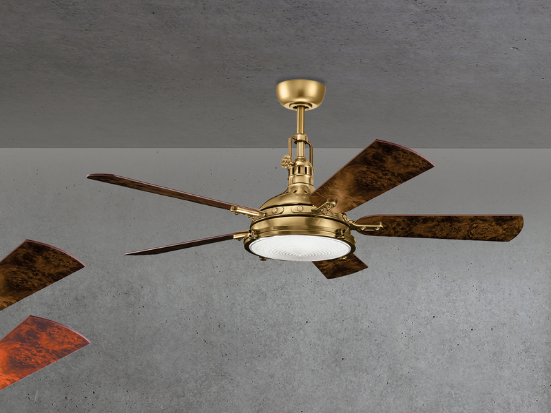 Deckenventilator mit LED Licht und Fernbedienung, Ø 142cm