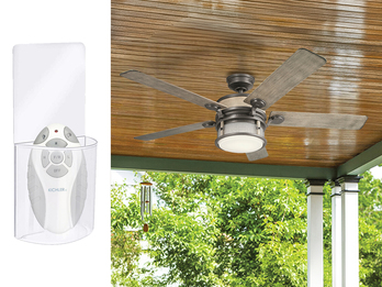 Deckenventilator mit Licht und Fernbedienung, Outdoor geeignet IP44, Ø 152cm