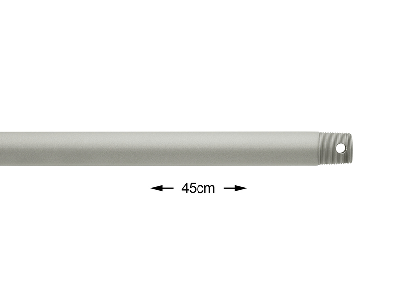 Deckenventilator mit LED Licht und Fernbedienung, Silber, Ø 142cm
